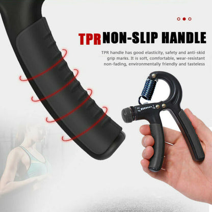 Ultimate Adjustable Hand Grip Strengthener - Boost Your Grip Strength for Sports and Fitness