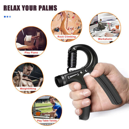 Ultimate Adjustable Hand Grip Strengthener - Boost Your Grip Strength for Sports and Fitness