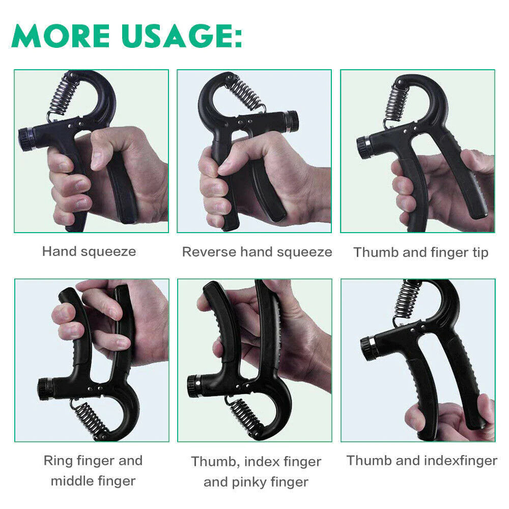 Ultimate Adjustable Hand Grip Strengthener - Boost Your Grip Strength for Sports and Fitness